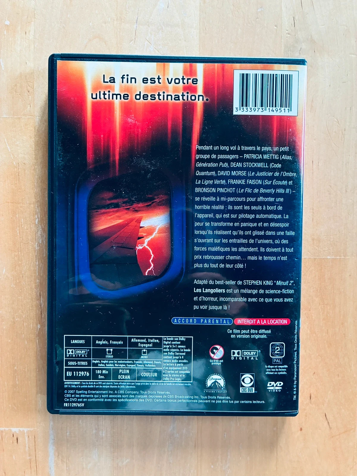 DVD Les Langoliers Stephen King. – photo 3